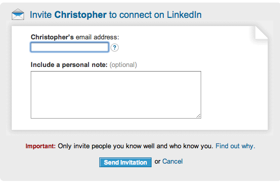 LinkedIn Invitation Filtering